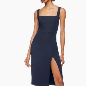 Aritzia Babaton '90s Slit Midi Dress